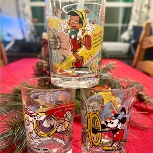 McDonald’s Walt Disney World 100 Years of Magic Glasses Cups Set of 3